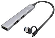 i-tec USB-A/USB-C Metal HUB 1x USB-C 3.1 + 3× USB 2.0 - USB hub