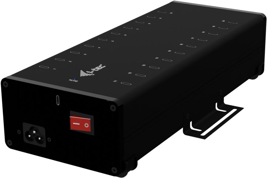 i-tec USB-C/USB-A Metal Charging+Data HUB, 15W per port, 20x USB-C, 360W