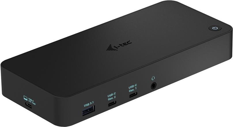 i-tec USB 3.0 / USB-C / Thunderbolt, 3x 4K Docking Station, Power Delivery 70W