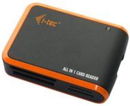 i-TEC USB 2.0 All-in One Kartenleser Schwarz-Orange - Kartenlesegerät
