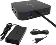 Docking Station i-tec USB-C HDMI Dual DP Docking Station with Power Delivery 100 W + i-tec Univ. Charger 112 W - Dokovací stanice