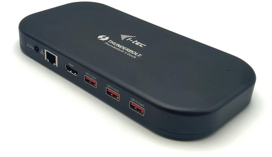 i-tec Thunderbolt 3 Dual 4K, Power Delivery, 1,5 m kábel, USB-C/Dis videoadapter