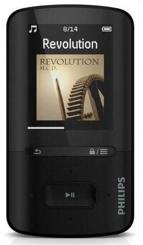 Philips ViBE SA4VBE08KF black - MP4 Player - Main image