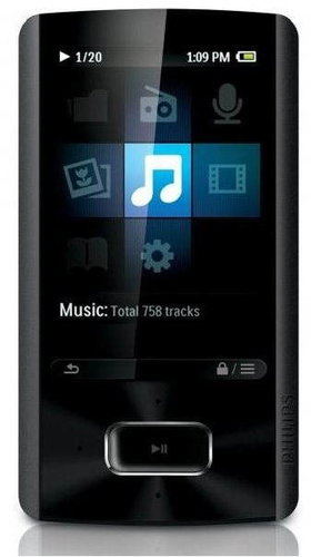 Philips Ariaz SA4ARA16KF black - MP4 Player - Main image