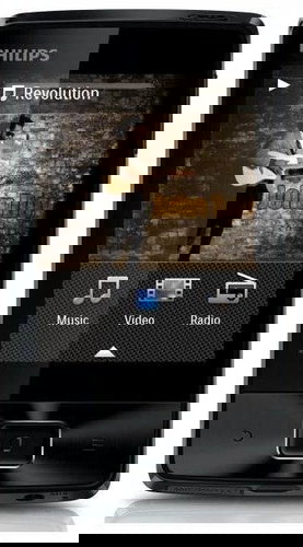 Philips Muse SA4MUS16KF black - MP4 Player - Main image