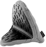 Vialli Design Rukavice kuchyňská nízká se silikonem LIVIO, šedo-černá_29620 - Chňapka