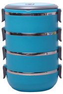Kamille 4-part thermal carrier, 2.8 l, blue - Snack Box