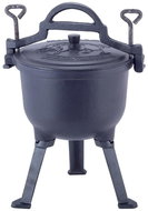 Kamille Hunting cauldron 4l cast iron, marble - Camping Pot