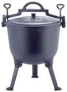 Kamille Hunting cauldron 7l cast iron, marble - Camping Pot