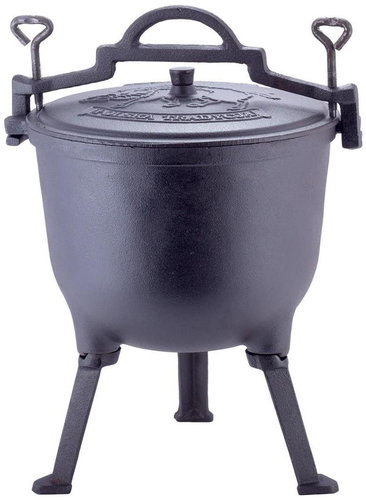 Kamille Hunting cauldron 4l cast iron - Camping Pot - Main image
