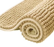 DuraHome Bathroom rug Chenill, 40x60cm, beige - Bath Mat