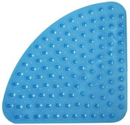 DuraHome Protismyková podložka, rohová, 54 × 54 cm, modrá - Non Slip Bath Mat