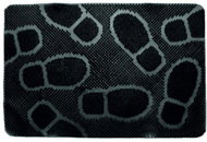 DuraHome Rubber mat Zanze 40×60 cm, black - Doormat