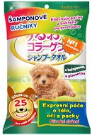 Japan Premium šamponové ručníky pro expresní koupání bez vody s placentou, 25 ks - Dog Shampoo