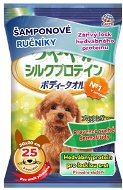 Japan Premium šamponové ručníky pro expresní koupání bez vody s prevencí kožní alergie, 25 ks - Dog Shampoo