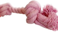 Japan Premium Dental Dental Care Rope with natural strawberry flavour, size S - Dog Toy