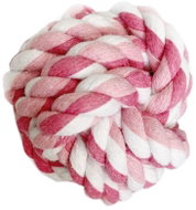 Japan Premium knitted ball toy with interesting scent and teeth cleaning function, strawberry flavou - Dog Toy Ball