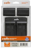 Jupio 2x LP-E6NH 2130 mAh + Dual Charger Canon számára - Fényképezőgép akkumulátor