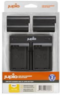 Jupio 2pcs EN-EL15C 2100 mAh batteries and dual chargers for Nikon - Camera Battery