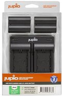 Jupio set 2x Jupio NP-W235 - 2300 mAh + dupla töltő, Fuji - Fényképezőgép akkumulátor