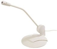 Gembird Mikrofon desktop, bílý (ivory) - Mikrofon