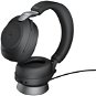 Bezdrátová sluchátka Jabra Evolve2 85 MS Stereo USB-C Stand Black - Bezdrátová sluchátka