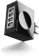 CellularLine Quad Ultra 4× USB 21 W/4,2 A max., čierna - Nabíjačka do siete