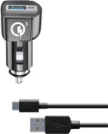 Cellularline Qualcomm® Quick Charge™ 3.0 18 W čierna - Nabíjačka do auta