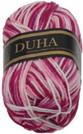 Jan Rejda Rainbow 50g - 166 white, light pink, dark pink - Yarn