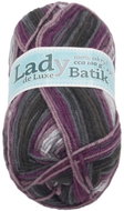 Lady de Luxe BATIK 100g - 609 white, purple, grey - Yarn