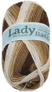 Lady de Luxe BATIK 100g - 611 white, beige, brown - Yarn