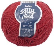 Ally cotton 50 g – 009 červená - Priadza