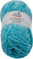 VLNIKA s. r. o. Velvet Soft 100g - 242 turquoise - Yarn