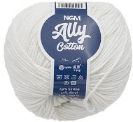 Ally cotton 50 g – 000 biela - Priadza