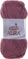 VLNIKA Garn Aura 100 g - 910 bordeauxrot - Garn