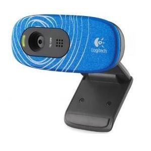 Logitech QUICKCAM C270 Blue Swirl Main image Logitech QUICKCAM C270 Blue Swirl - Webcam - Main image