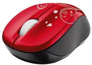 Trust Vivy Wireless Mini Mouse - Red Swirls - Mouse