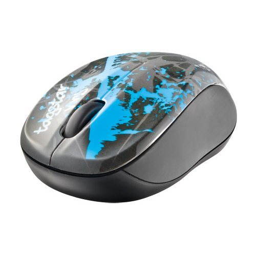 Trust Vivy Wireless Mini Mouse - Blue Graffiti  - Mouse - Main image
