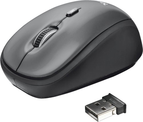 Trust Yvi Wireless Mouse, Black - Mouse - Main image