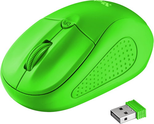 Trust Primo Wireless Mouse Neon Green - Mouse - Main image