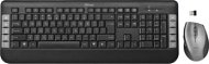 Trust Tecla Wireless Multimedia Keyboard &Mouse HU - Set klávesnice a myši