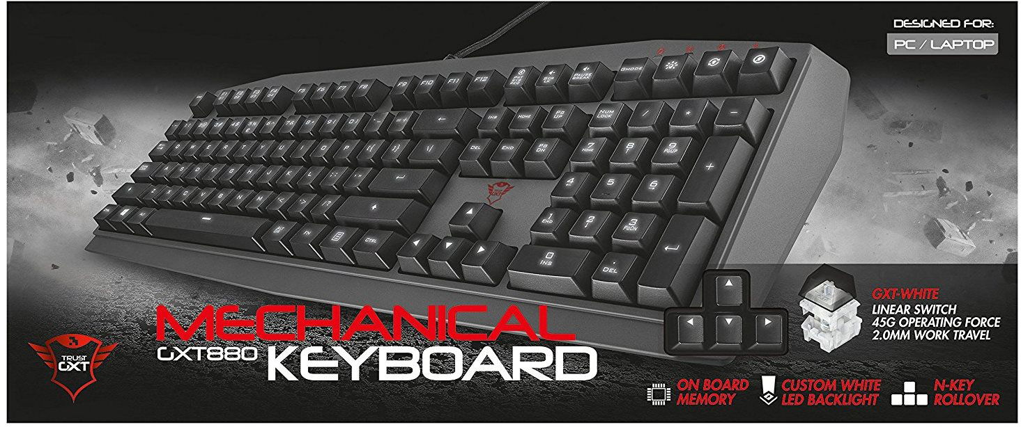 Trust GXT 880 Mechanical Gaming Keyboard - Gaming Keyboard | Alza.cz