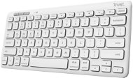 Trust LYRA Compact Wireless Keyboard - US, bílá - Klávesnice