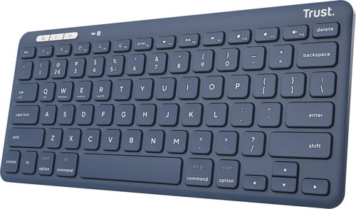 Trust LYRA Compact Wireless Keyboard - US, kék Fő fotó Trust LYRA Compact Wireless Keyboard - US, kék - Billentyűzet - Fő fotó