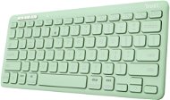 Trust LYRA Compact Wireless Keyboard - US, zöld - Billentyűzet