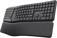 Trust KEYRA Ergonomic Multi-device Wireless - US - Klávesnice