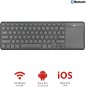 Trust Mida Wireless Bluetooth Keyboard with XL touchpad - Billentyűzet