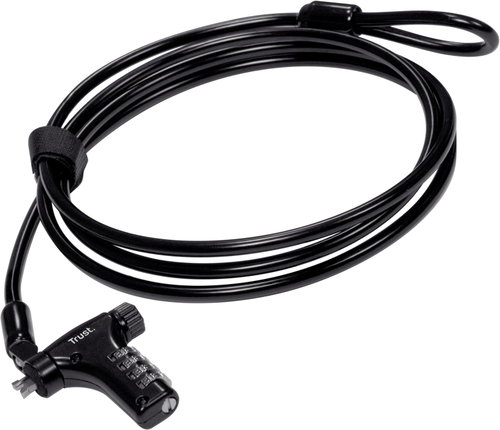 Trust TIRON Laptop Combination Security Cable - Laptop Lock - Main image
