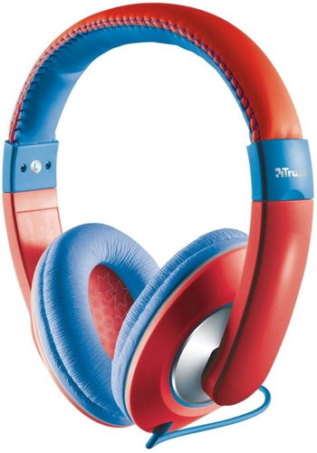 Trust Sonin Kids Headphone piros - Fej-/fülhallgató - Fő fotó