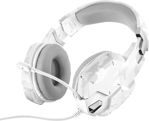 Trust GXT 322c Gaming Headset White Camouflage - Gamer fejhallgató - Fő fotó